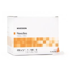 Disposable Needle, 25g x 5/8", 100/Box, McKesson
