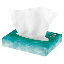 Facial Tissue, Kleenex Jr., 8.4" x 5.5", 48 sheets/box, Kimberly Clark