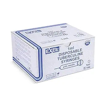 1cc TB Syringe, luer slip 100/Box, Exel