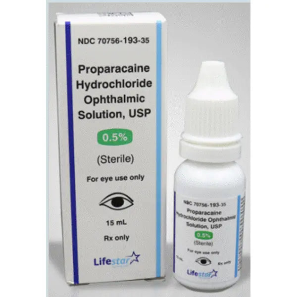 Proparacaine 0.5%, 15mL  LifeStar