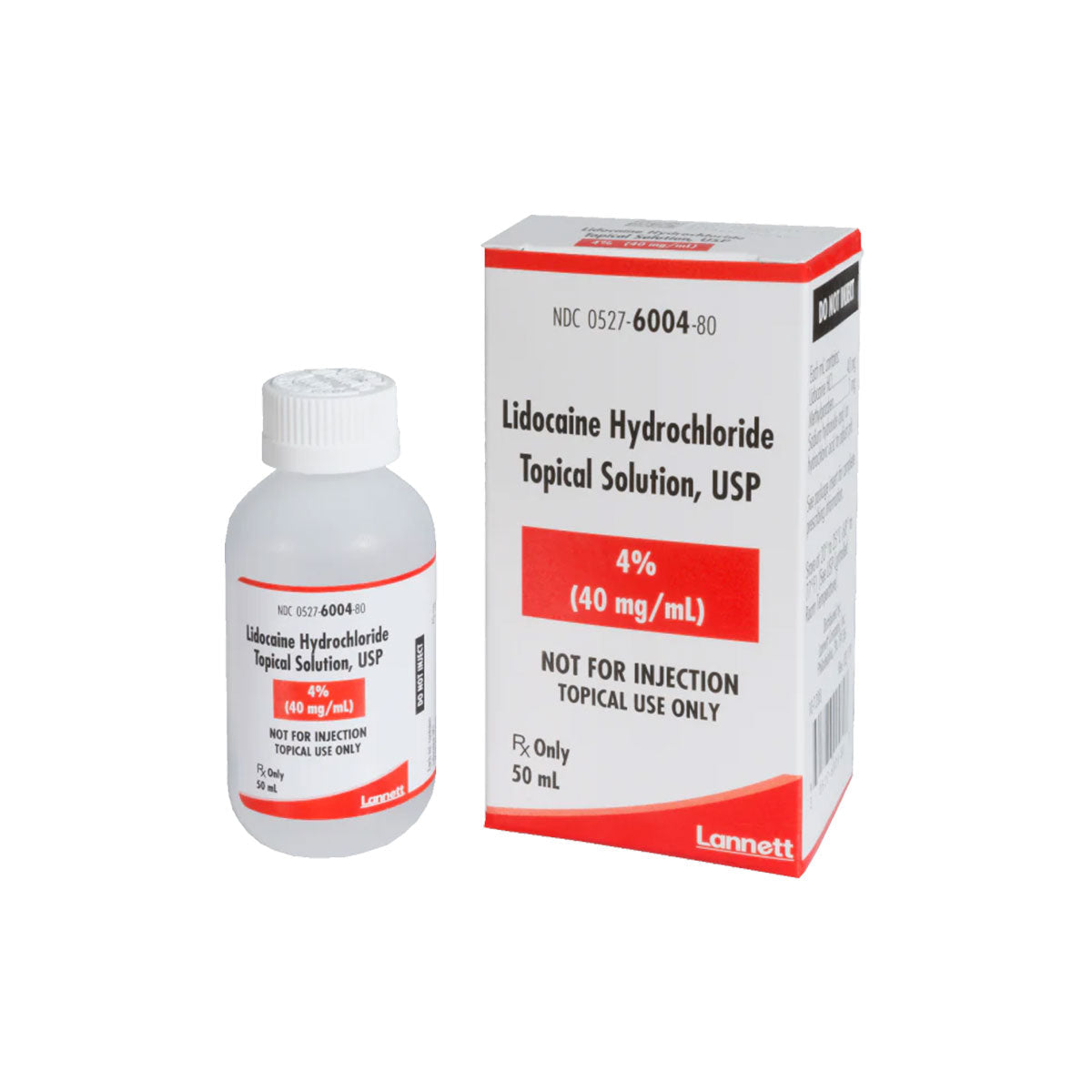 Lidocaine 4% , 50mL(Topical Solution)