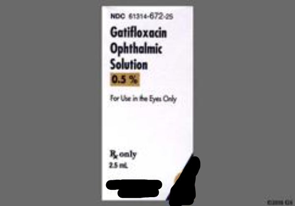Gatifloxacin 0.5%, 2.5ml