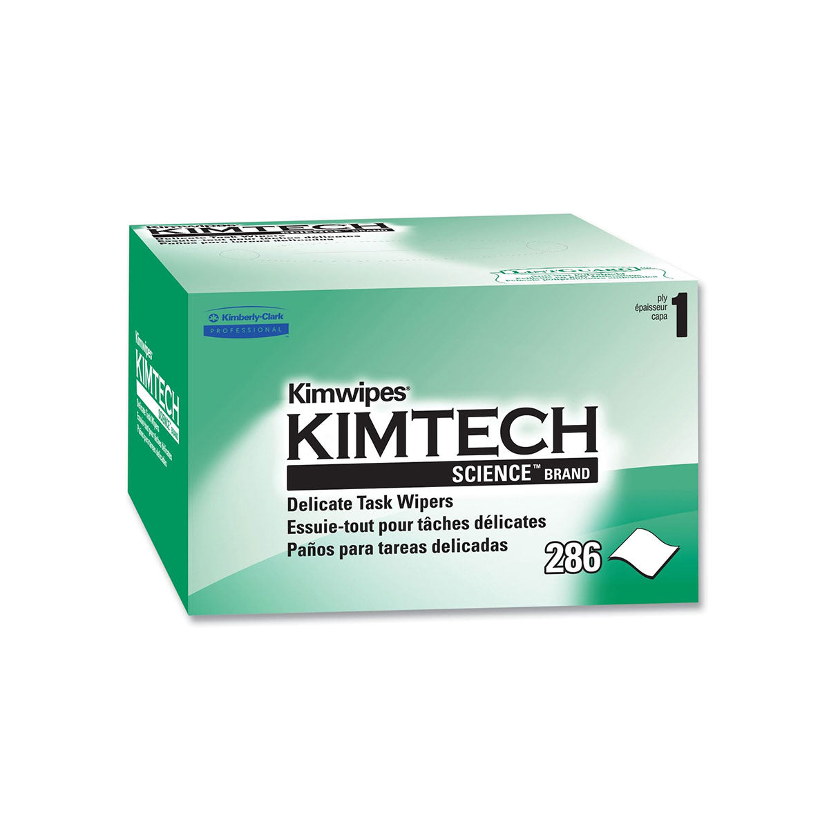 Wipes, Delicate Task Lab (280/Box, 60 Boxes/Case) 4 x 8 1-ply