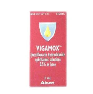 Vigamox Moxifloxacin 0.5%, 3ml