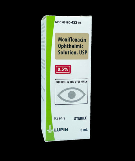 Moxifloxacin 0.5%, 3ml generic, Lupin