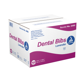 Dental Bibs - Lavendar - 17 3/4" x 12 7/8", 500/cs