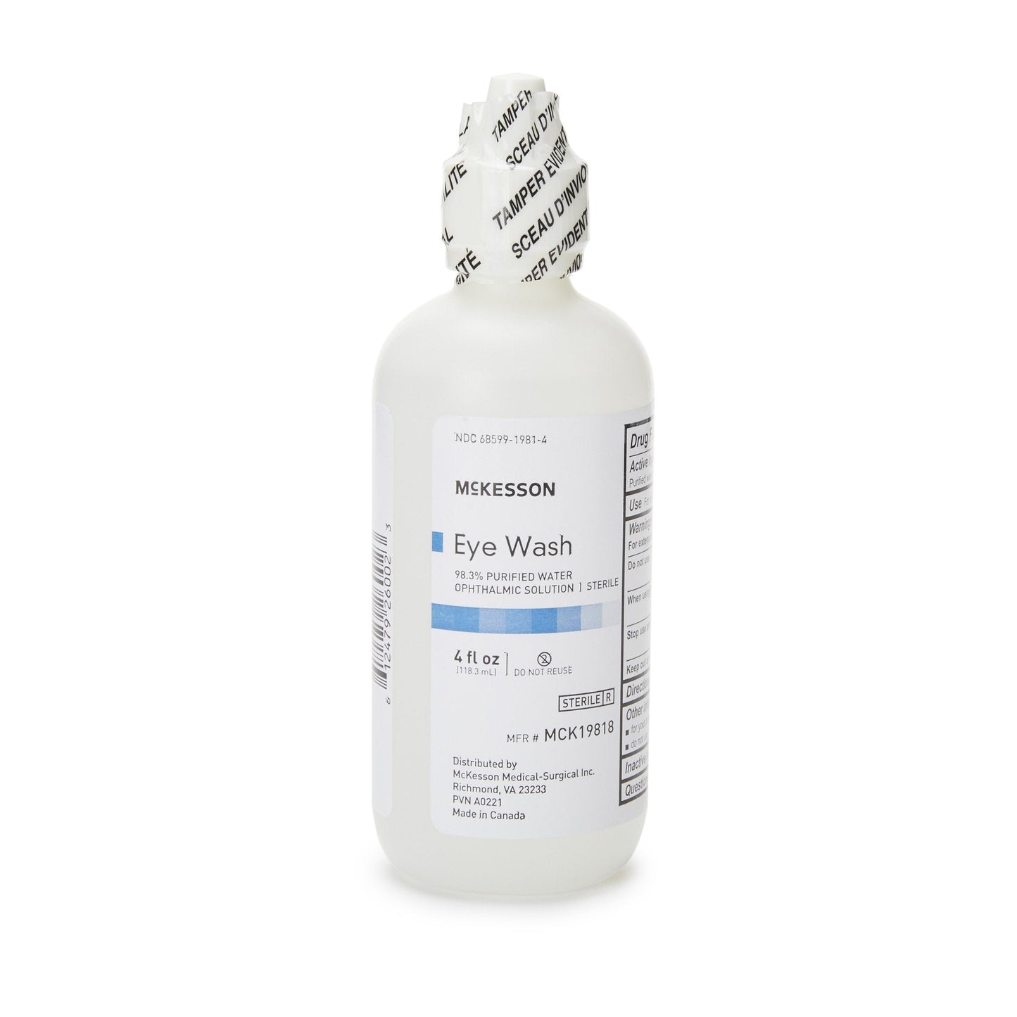 Eye Wash, 4 oz, McKesson