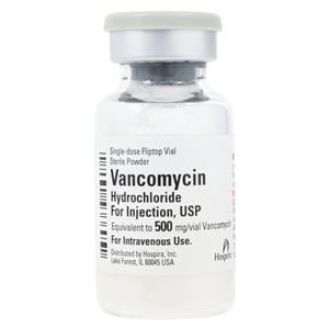 Vancomycin HCI Injection, 500mg/vl Powder, SDV, Pfizer