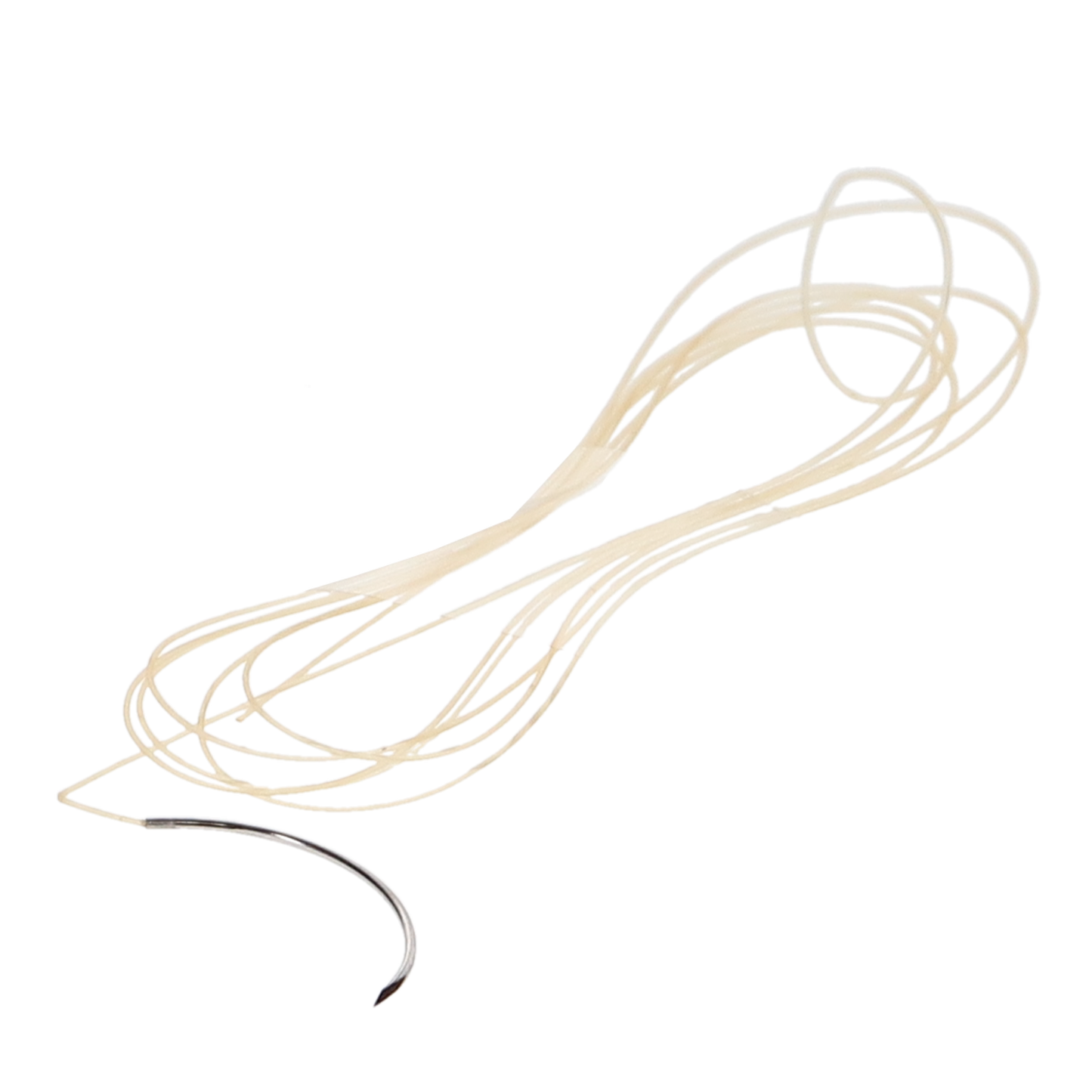 10-0 Nylon Suture, Single Armed, 6" 12/Box, SH12 Needle