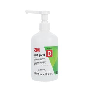3M Avagard D Liquid Sanitizer, 16.9oz Pump