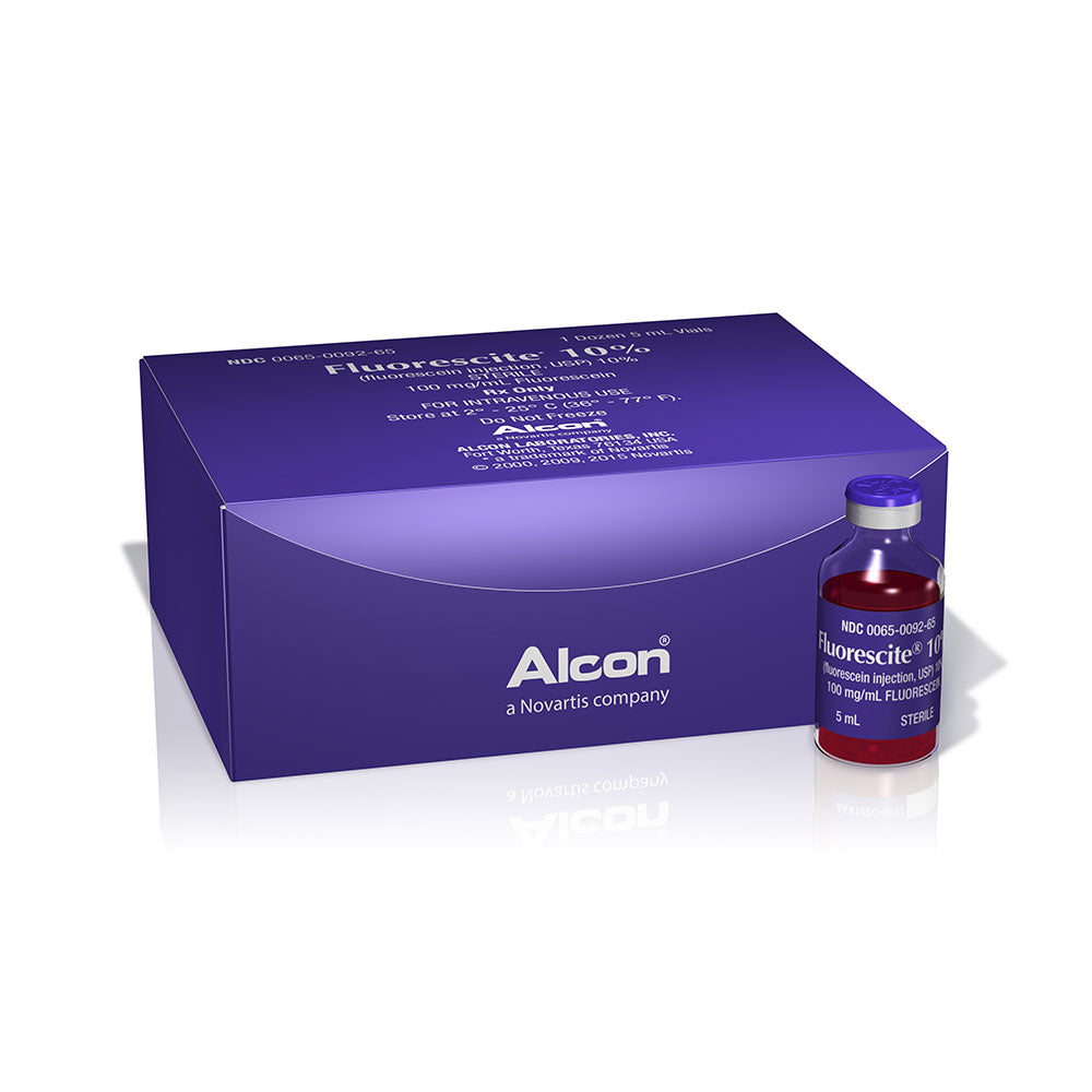 Fluorescein Lite 10% Injection, 5mL, 12/Box - Ocular Use – Pelion Surgical