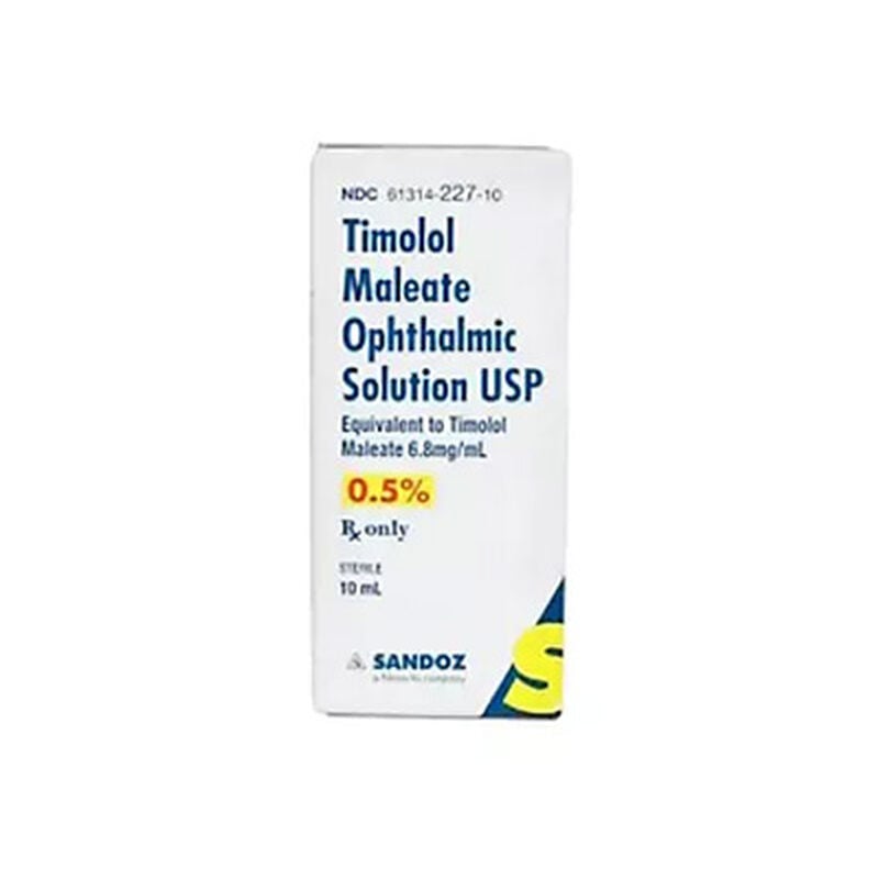 Timolol, 0.5%, 10ml, Sandoz
