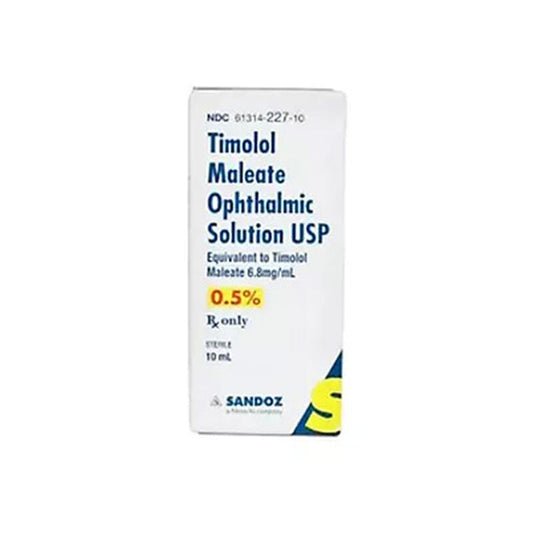Timolol, 0.5%, 10ml, Sandoz