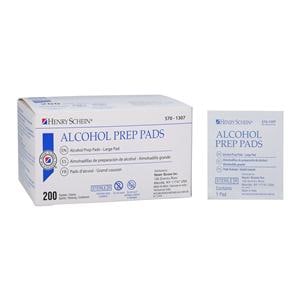 Alcohol Prep Pad, Sterile, Lrg 200/Box, Henry Schein