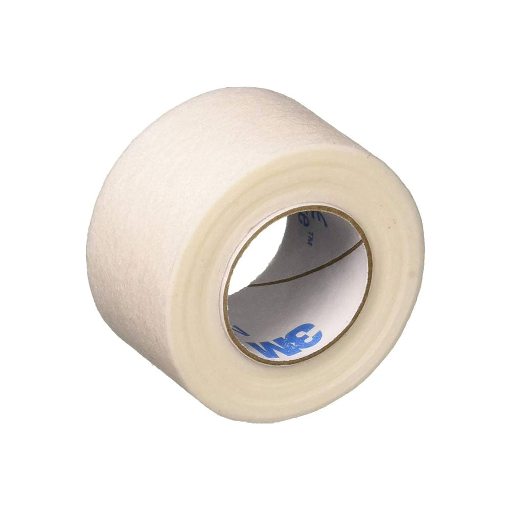 A roll of beige hypoallergenic paper tape from MedPharma USAs Micropore line features the brand logo on its core. Slightly textured and thick, itÃ¢â‚¬â„¢s ideal for gently securing bandages or dressings, offering the reliability expected from classic medical tape. Each box includes 12 rolls, each 1 x 10 yards.