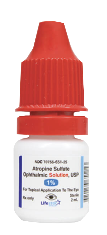 Atropine Sulfate Ophthalmic Solution, 1%, 2mL (Sterile) - Lifestar