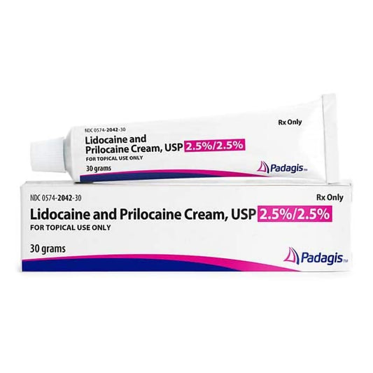 Lidocaine / Prilocaine 2.5% - 2.5% Cream 30 Gram