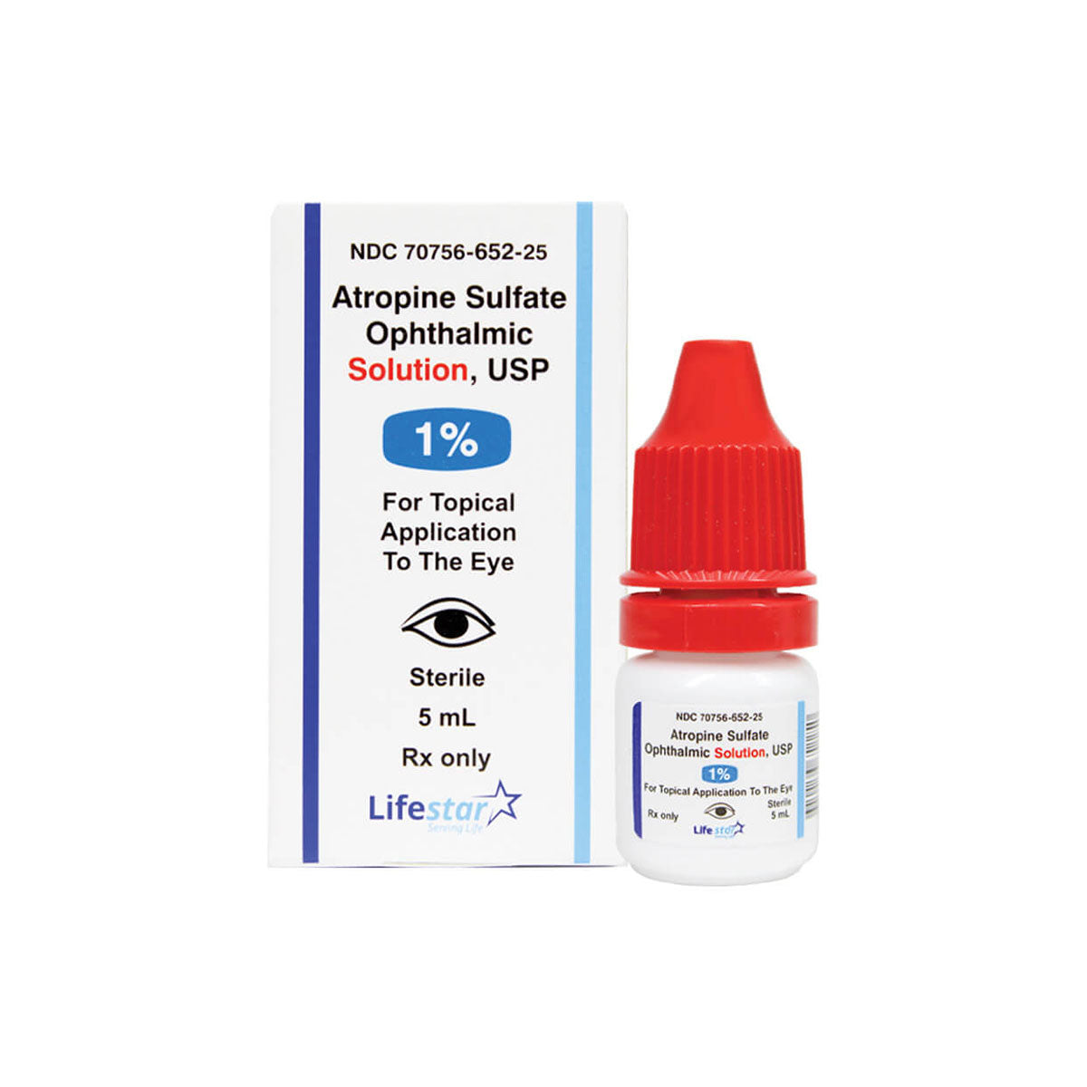 Atropine 1%,  5ml, Lifestar
