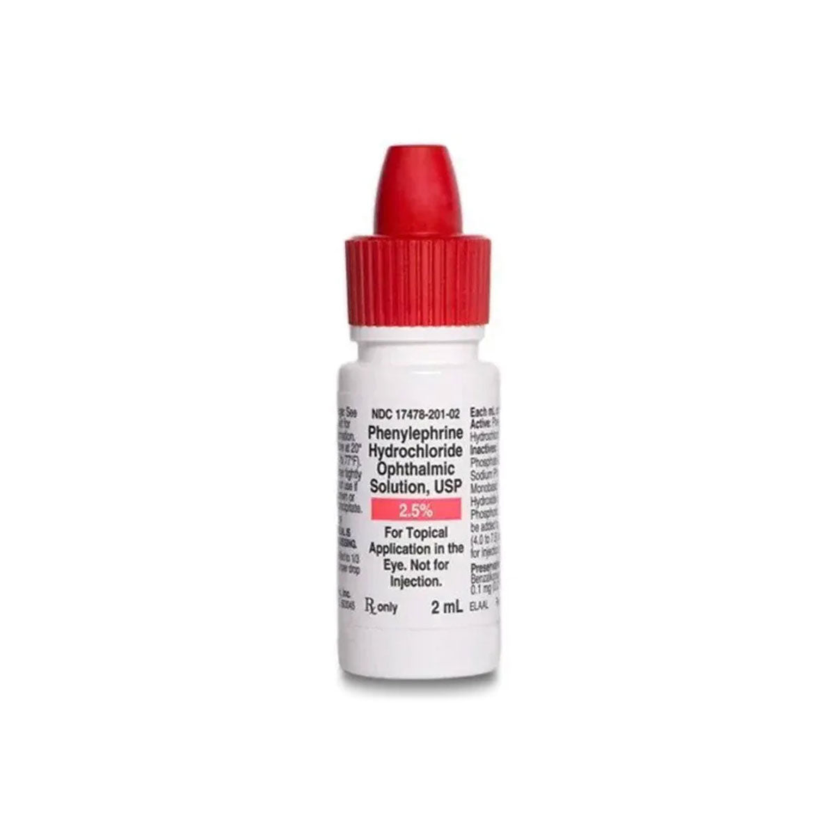 Phenylephrine Hydrochloride Ophthalmic Solution 2.5% – 2mL Bottle- LifeStar