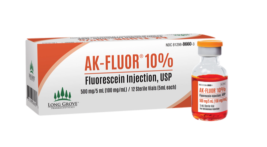 AK-Fluor, Fluorescein Lite 10% Injection, 5mL, 12/Box