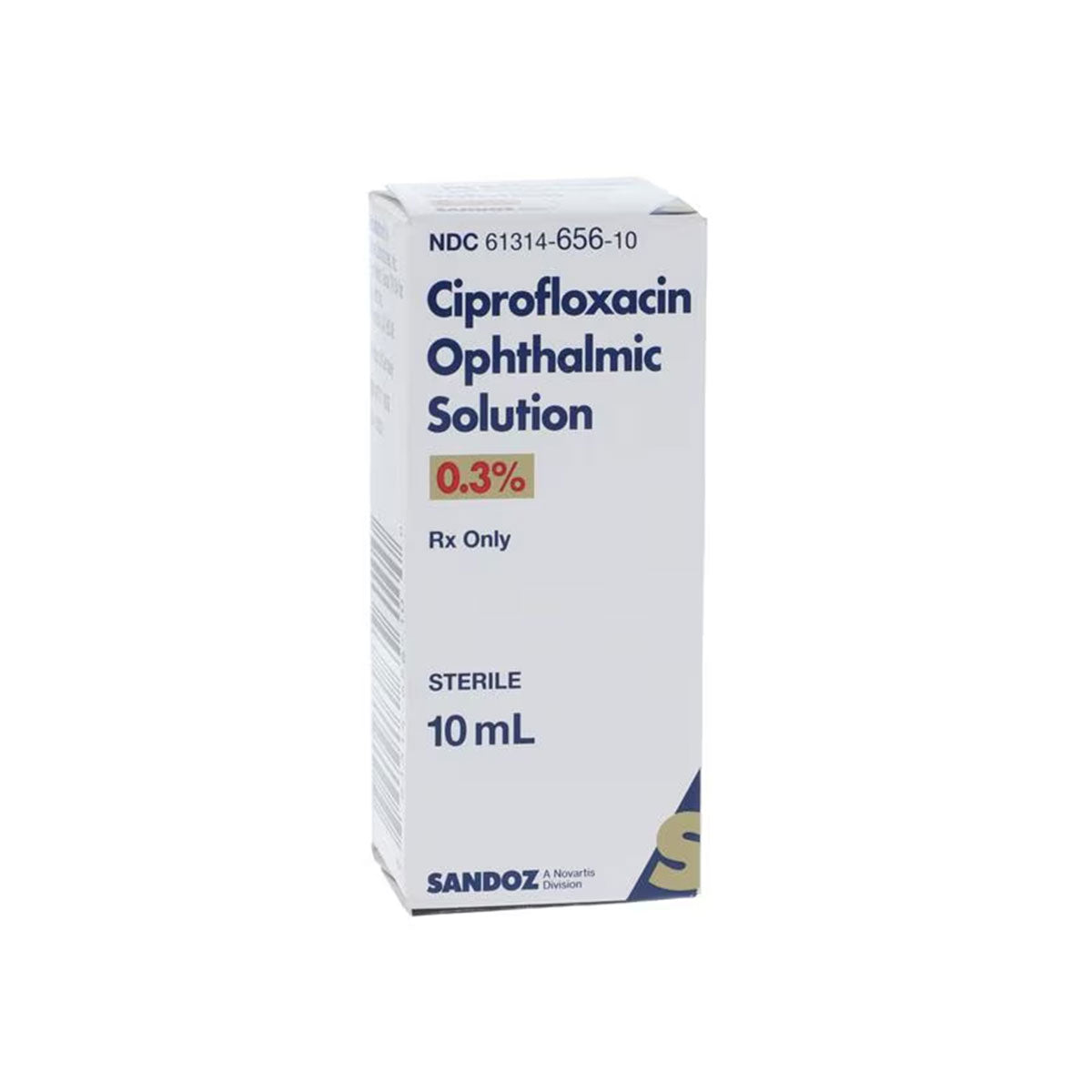 Ciprofloxacin Ophthalmic Solution 0.3%, 2.5mL- Sandoz
