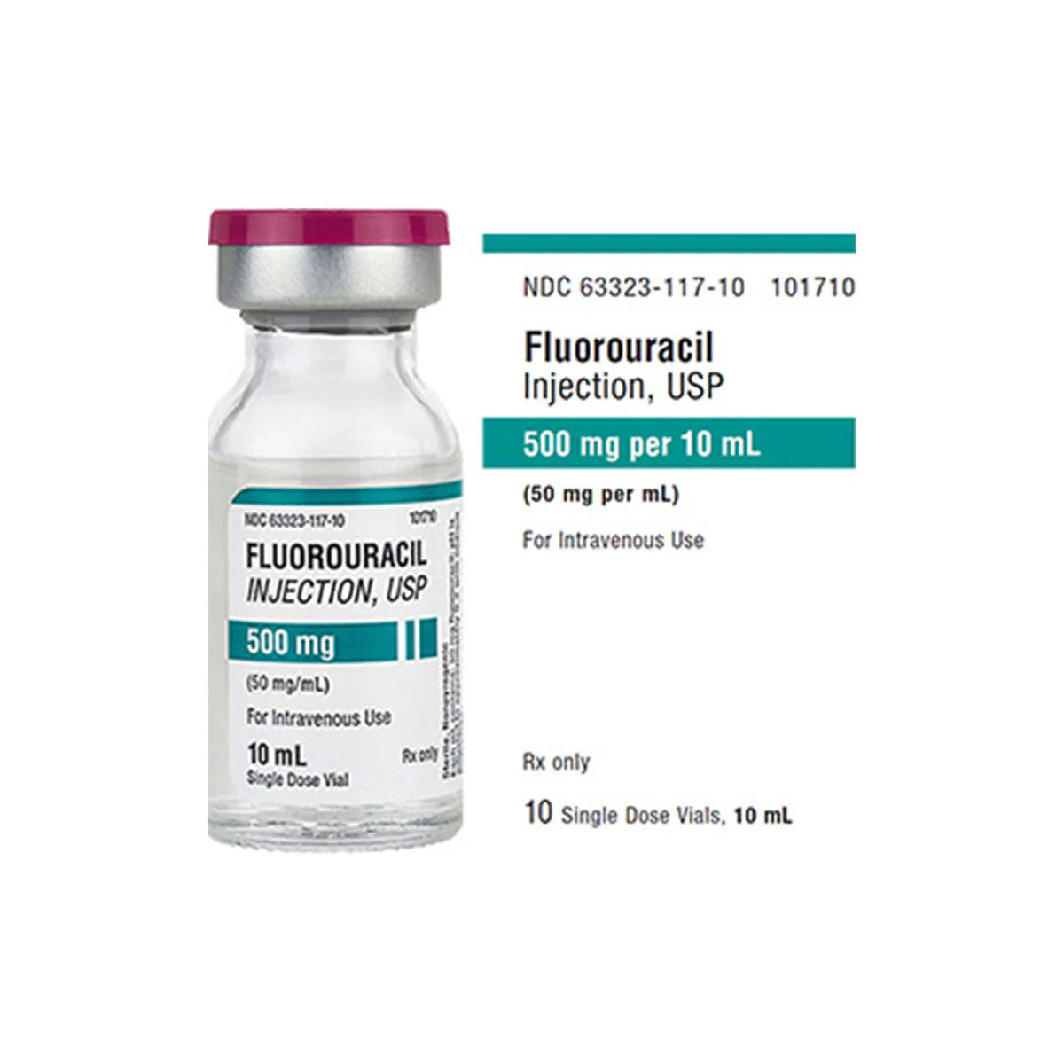 Fluorouracil Injection 50mg/ml 10mL for Cancer Treatment – Pelion Surgical
