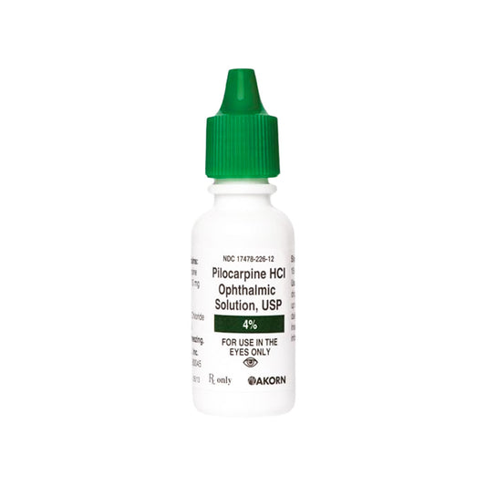 Pilocarpine 4%  15mL- Akorn