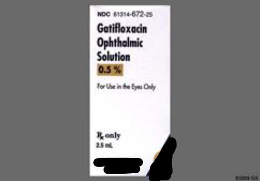 Gatifloxacin 0.5%, 2.5ml
