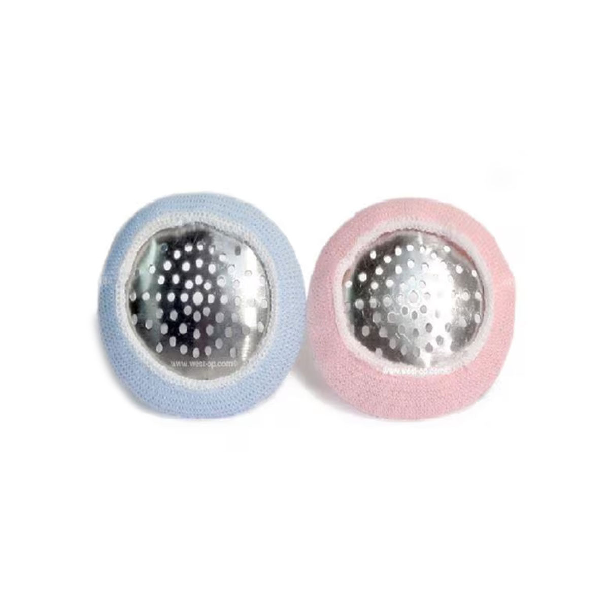 Eye Shield, Fox Aluminum- Pediatric Blue Pink Garter 50/Box
