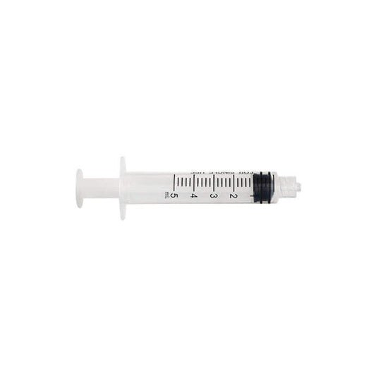 Syringes, 5cc Luer Lock, 100/Box