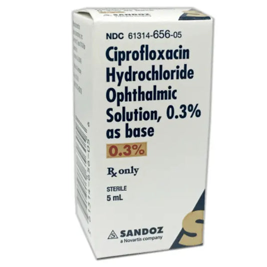 Ciprofloxacin 0.3%, 5ml (Ciloxin), Sandoz