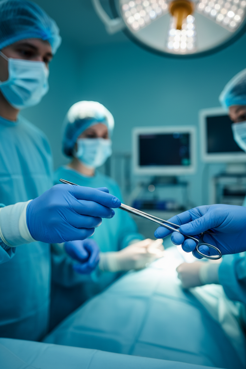 shoot.  lets use forceps instead of sutures.